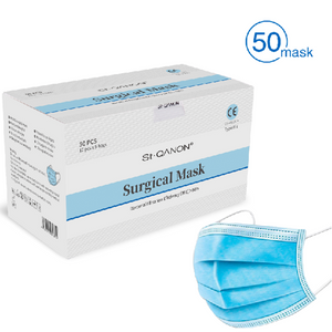 Customzied Available Ear Loop Type EN14683 Type IIR 3 Layers Disposable Surgical Mask for Hospital Use 