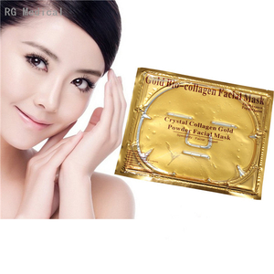 Gold Collagen Crystal Essence Brightens Skin Tone Full Face Mask