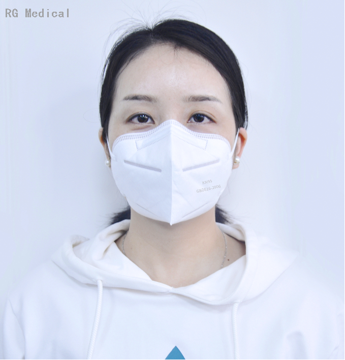  KN95 Folding Type 5 Layers Paticulate Respirator Civil Use Protective Face Mask